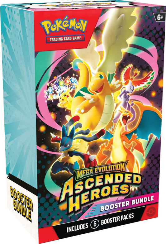 Pokemon TCG Mega Evolution Ascended Heroes Booster Bundle