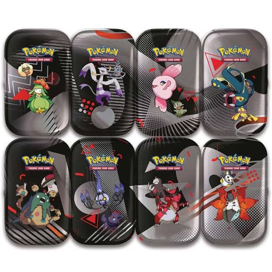 Pokémon Black Bolt and White Flare Mini Tin Display (8x Mini Tins)