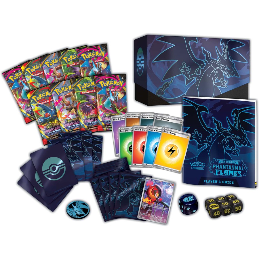 Pokemon TCG Mega Evolution:  Mega Phantasmal Flames Elite Trainer Box