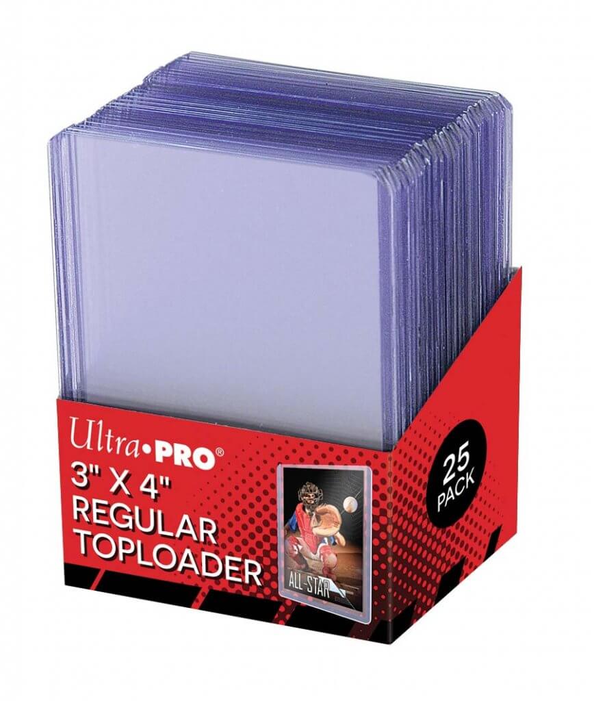 ULTRA PRO Top Loader 35pt Regular Clear x5 packs (125pc)